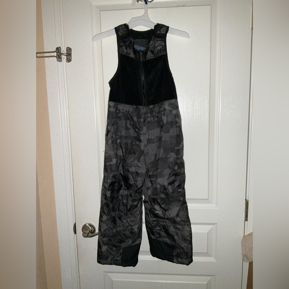 RBX Toddler Black Camo Snowbibs